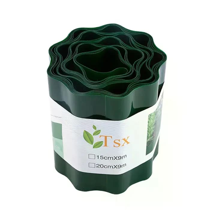 Bordure de jardin en plastique flexible pour pelouse