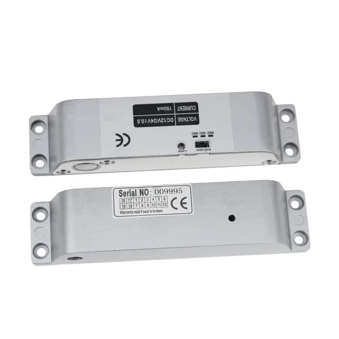 Serrure à pêne dormant électrique, mode sécurisé DC12V avec temporisation réglable pour contrôle d'accès, serrures à mortaise électroniques