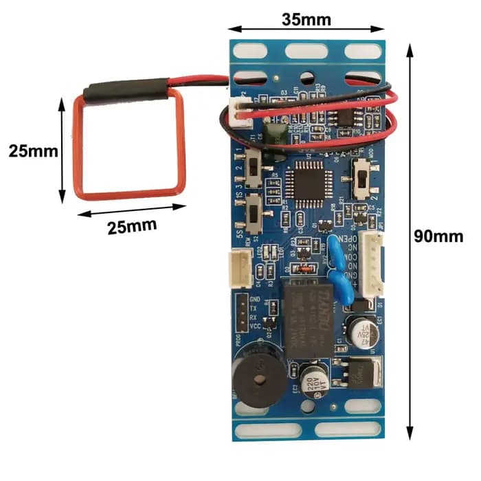 RFID EM/ID-Interphone de contrôle d'accès de porte intégré