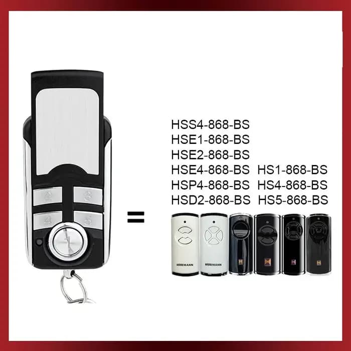 868-BS HSE4-868-BS HS1 HS4 HS5 HSE1 HSD2 HSP4 HSS4 868 BS télécommande de porte de Garage duplicateur commande