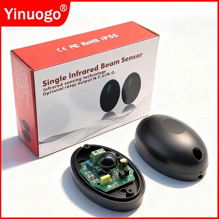 IP55 Capteur infrarouge à faisceau unique pour portail automatisé, détecteur de sécurité infrarouge