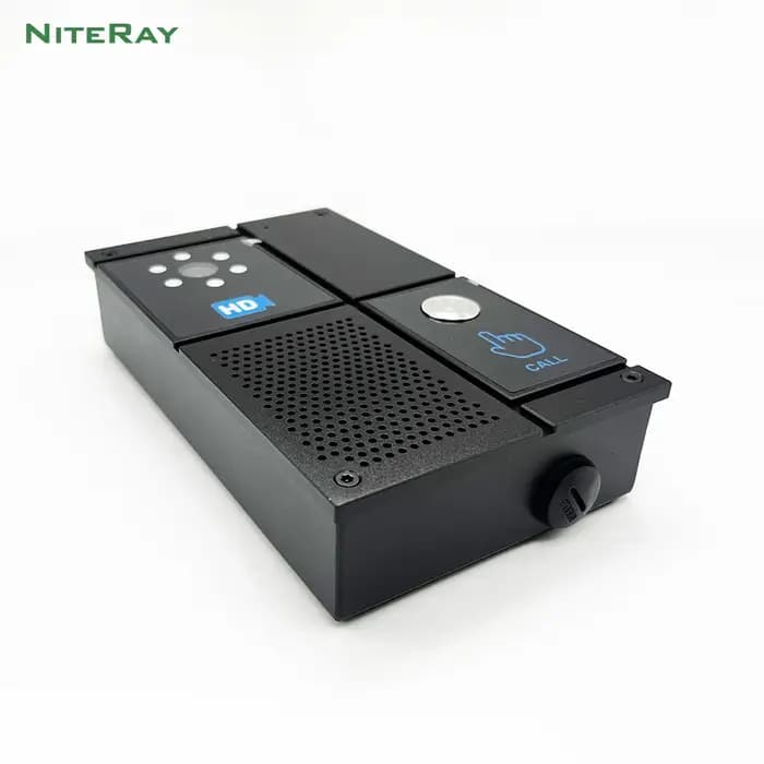 Interphone vidéo SIP HD avec boîtier métallique anti-choc