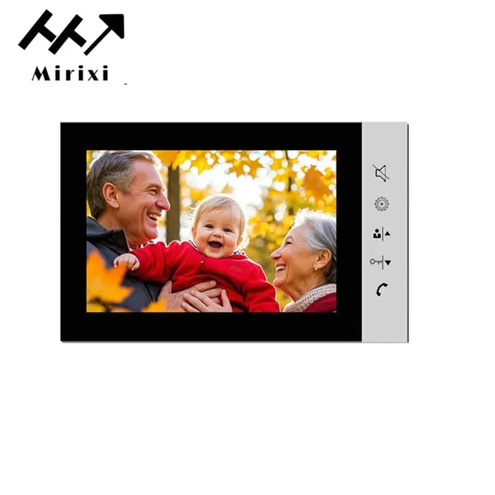 Mirixi 7 pouces système d'interphone vidéo RFID sonnette avec caméra déverrouiller parler Vision nocturne HD pour Villa appartement