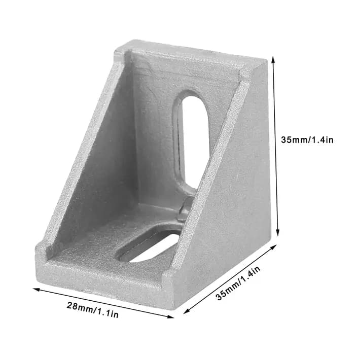 Support d'invite d'angle en aluminium