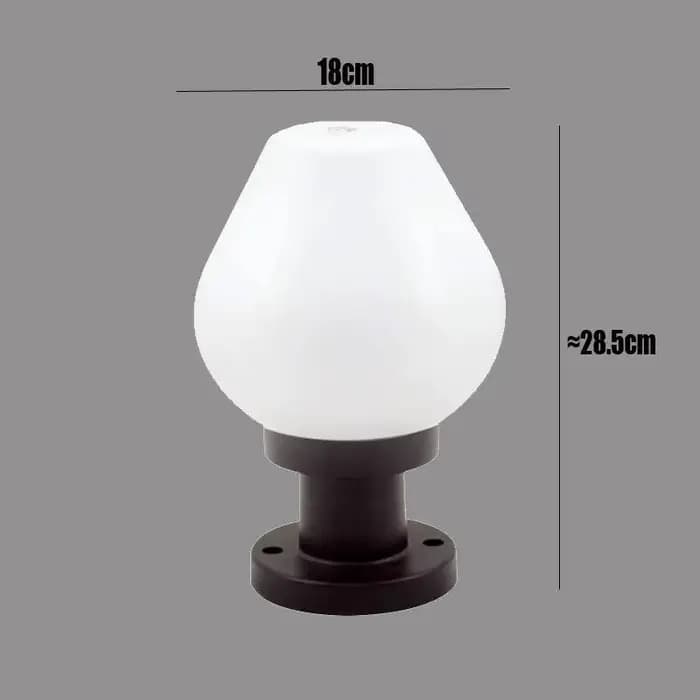 Lampe de poteau extérieure étanche super lumineuse pour portail, éclairage domestique extérieur, lam