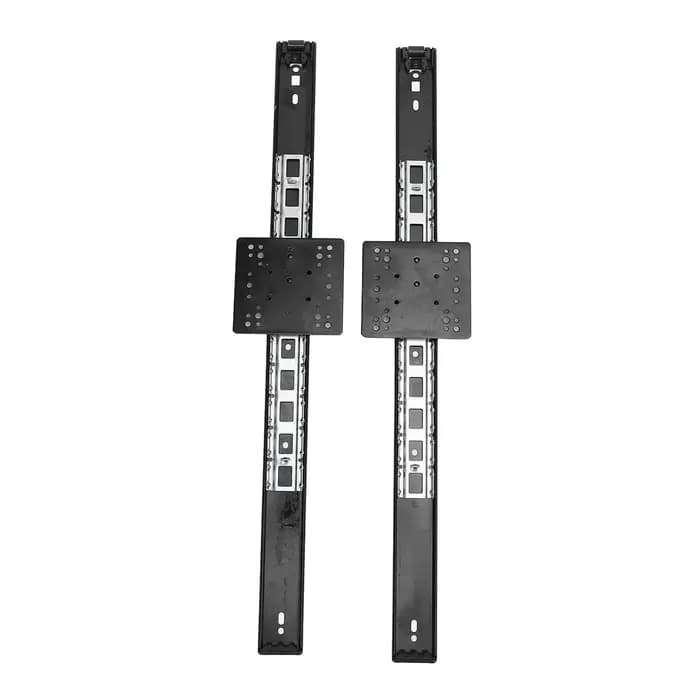 1 paire de rails coulissants dissimulés de 20 pouces, largeur 35 mm, capacité de charge 20 kg, pour porte coulissante de placard ou armoire