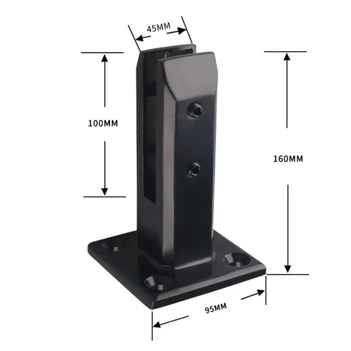 Support multifonctionnel en acier inoxydable pour clôture