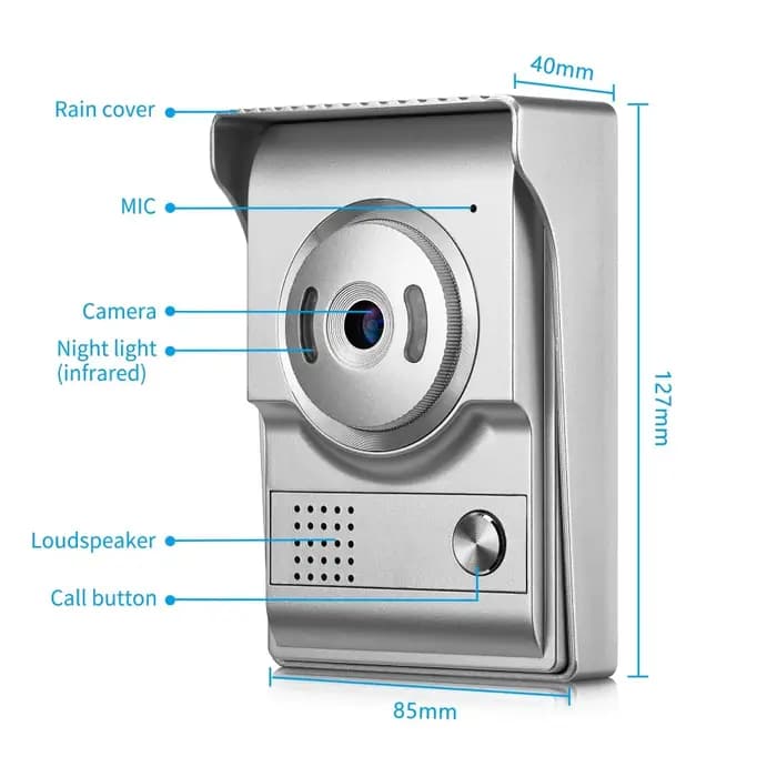Interphone vidéo pour maison et appartement