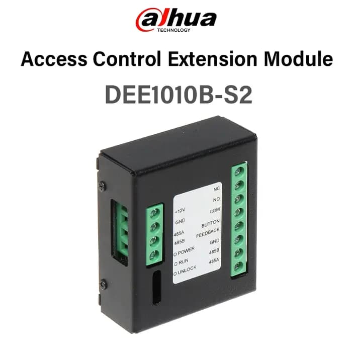 Dahua DEE1010B-S2 Module d'extension de contrôle d'accès pour interphone vidéo contrôle le deuxième