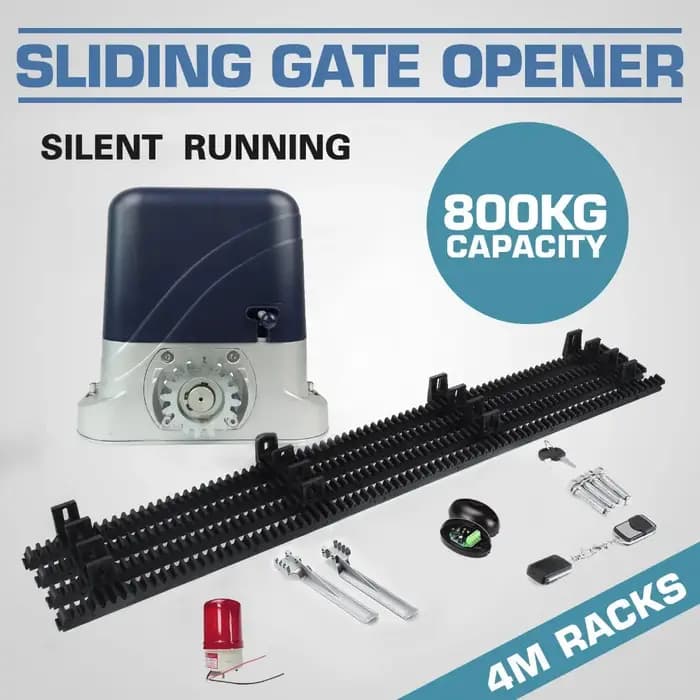 GALO-Ouvre-porte électrique coulissant, moteur automatique, kit de télécommande sans fil, nylon muet 4m T1, 500 ~ 1300kg