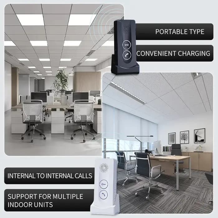 Interphone sans fil avec sonnette