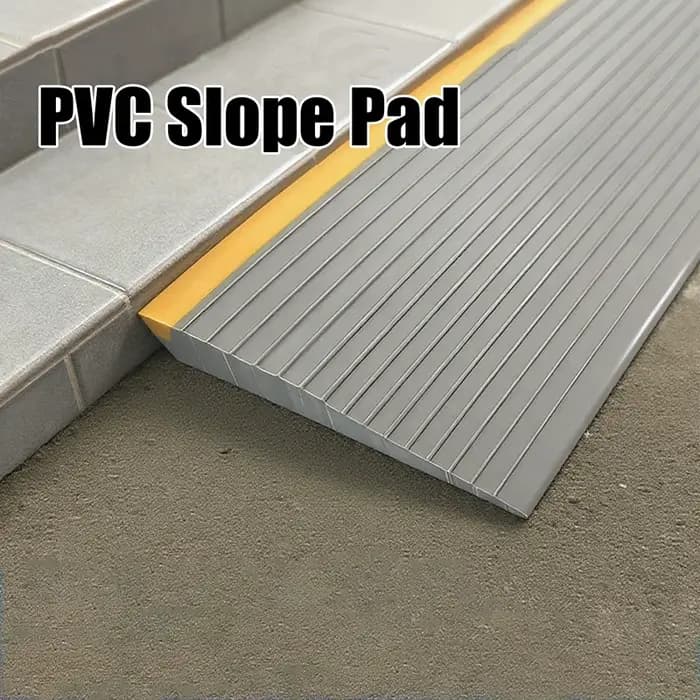 1 pièce 0,9 m x 5 cm Bande de seuil en PVC antidérapante pour porte d'entrée, plaque de passage pour robot aspirateur et bande de joint de sol