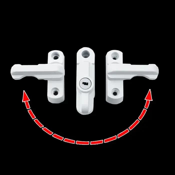 Serrures en T avec clé serrure de fenêtre externe boucle