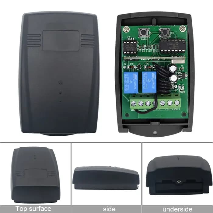 2CH SCS SENTINEL Gate Control Récepteur de garage 433mhz Universal Rolling Code Transmitter Ouvre-porte Contrôleur 12V 24V