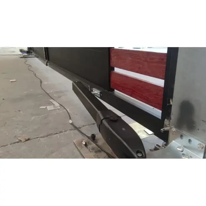 Porte automatique d'allée en aluminium