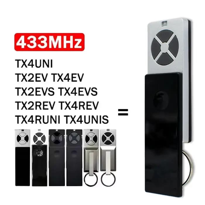 Télécommande compatible pour TX4UNI TX2EV TX2REV TX4UNIS TX4UNIF TX4RUNI