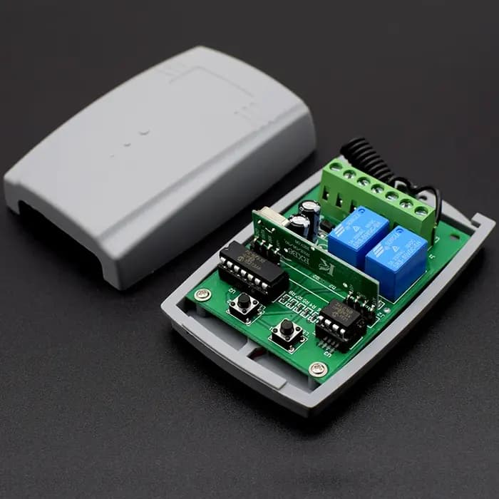2CH SCS SENTINEL Gate Control Récepteur de garage 433mhz Universal Rolling Code Transmitter Ouvre-porte Contrôleur 12V 24V