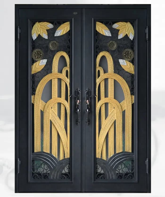 Porte pare-balles d'entrée principale standard européen, porte d'entrée de sécurité en acier, maison