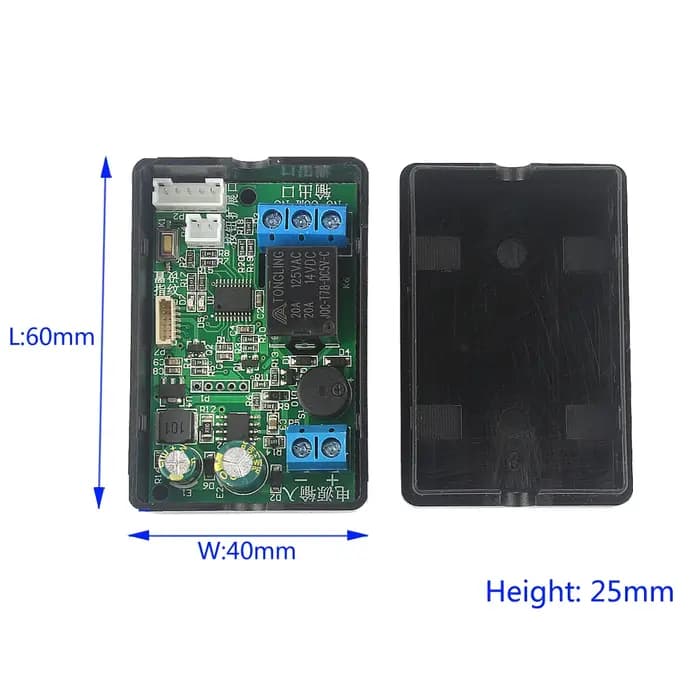Module de contrôle de relais d'empreintes digitales contrôleur de serrure de porte DC10V-120V