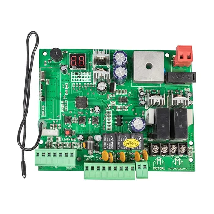 Carte de commande automatique d'opérateur de porte battante DC24V avec démarrage progressif avec quantité de télécommande en option