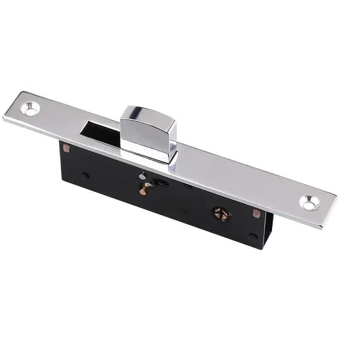 1 ENSEMBLE Serrure à crochet pour porte coulissante en alliage d'aluminium