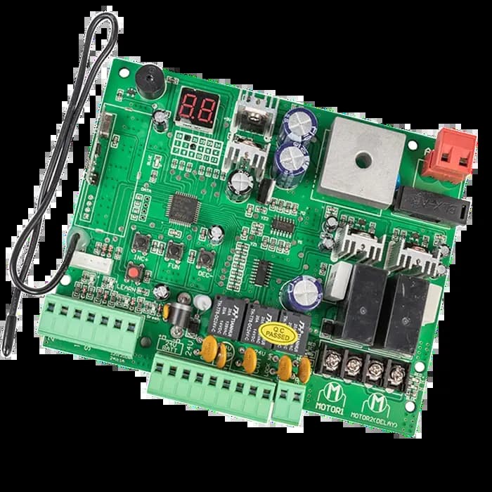 Carte de commande automatique d'opérateur de porte battante DC24V avec démarrage progressif avec quantité de télécommande en option