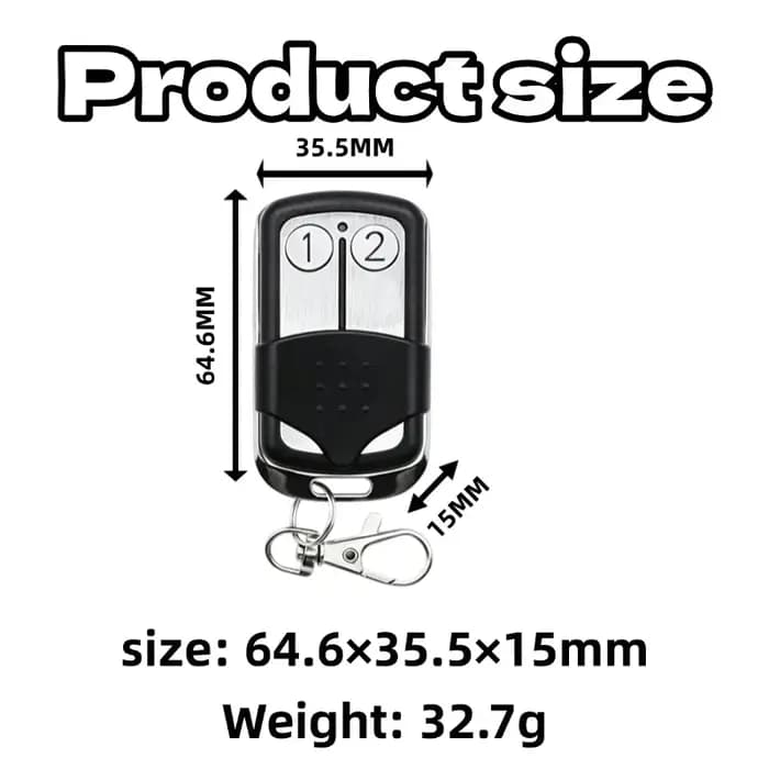 Récepteur de porte de garage SMC5326P-3 SMC5326 avec 8 commutateurs DIP