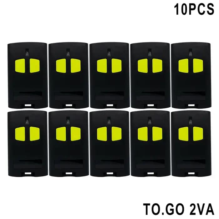 10pcs 433MHz BENINCA TO 2VA 4VA Porte de garage Télécommande Beninca TO GO 2WV 4WV Porte coulissante