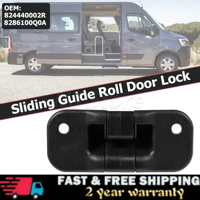 Serrure de porte en rouleau de guidage coulissant, pour Renault Master III Opel Movano NV400 2010 –