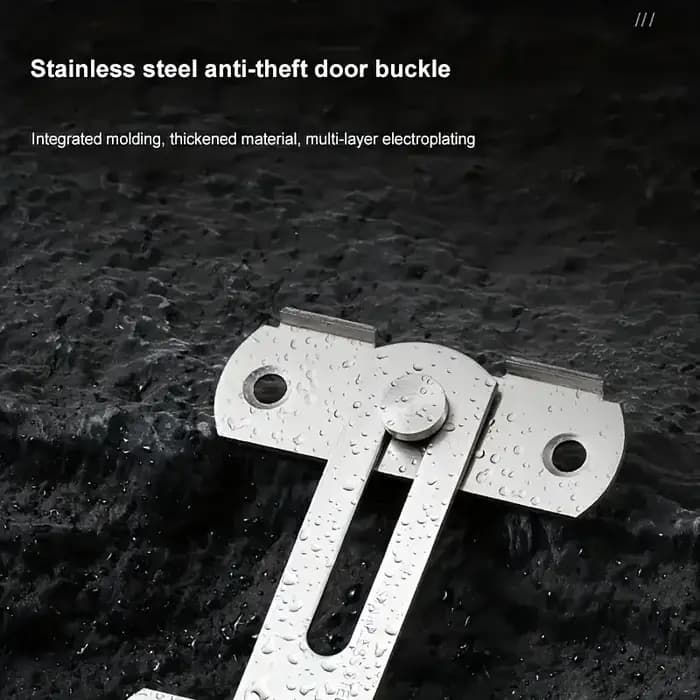 Serrure de porte de grange marketen acier inoxydable