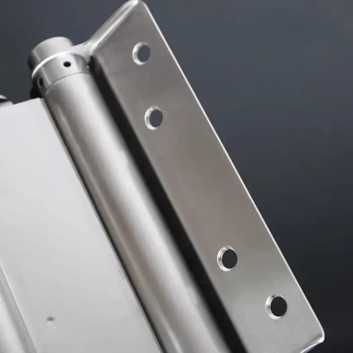 Charnière à ressort en acier inoxydable pour porte de liberté, fermeture automatique, bidirectionnelle, charnière pivotante pour touristes, 6 po, 2 pièces
