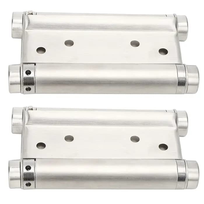 Charnière à ressort double action de 4 pouces pour portes battantes de saloon, de café, de maison, de portes en bois et de portes en acier