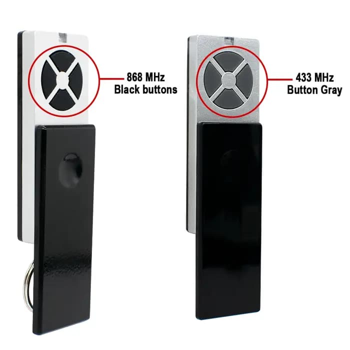 1-10 pièces pour 868MHz TX4EVF TX2REV TX4REV TX4REVF porte télécommande ouvre-porte de Garage émetteur manuel porte-clés