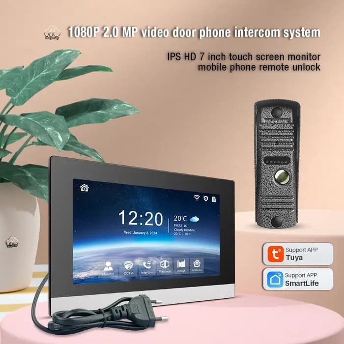 Hayway – visiophone intelligent avec interphone vidéo 1080P