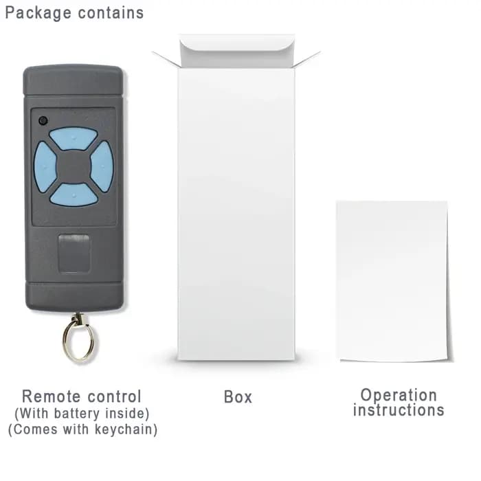 Télécommande HSM HSE 868 MHz Clone HSM2 HSM4 pour Porte de Garage HS1 HS2 HS4 HSE2 HSE4 868