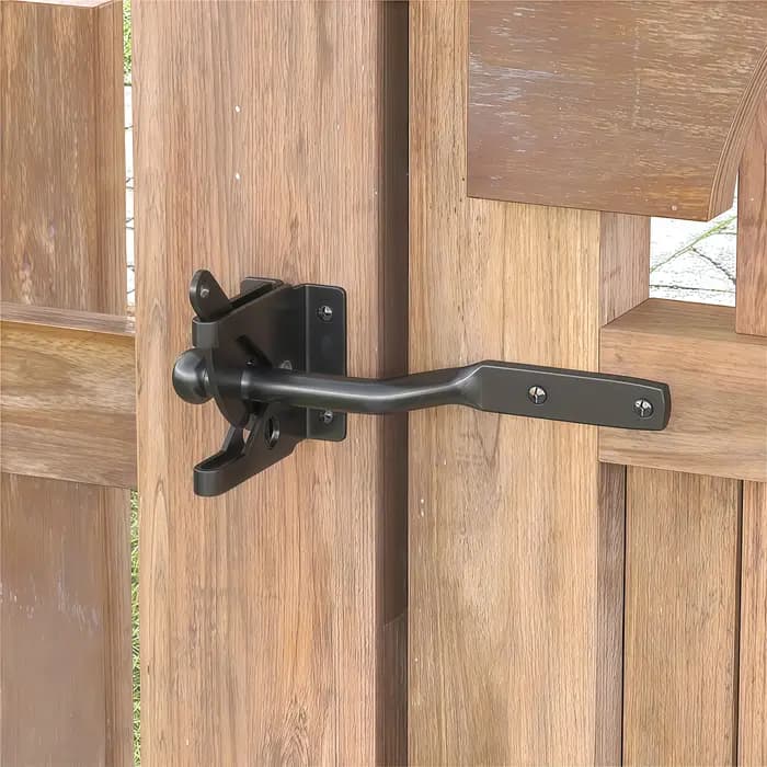 Loquet de portail automatique avec boulon pour clôture de pâturage