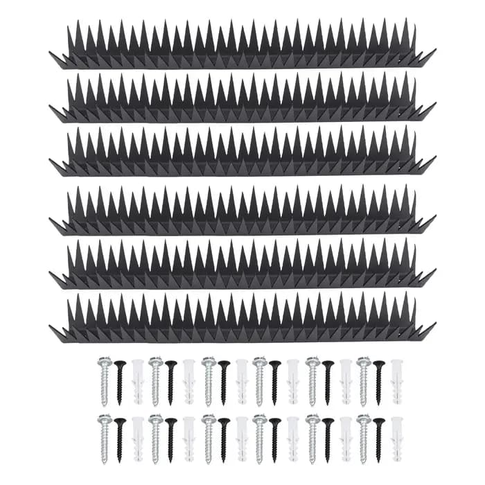 Pointes de clôture en métal, dissuasif pour animaux, anti-escalade, anti-vol, pointes de sécurité po