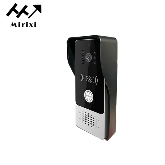 Mirixi 7 pouces interphone vidéo sonnette de téléphone avec caméra RFID déverrouiller grand Angle système Multiple contrôle d'accès de porte nuit
