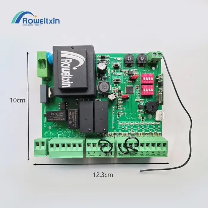 Moteur de porte coulissante universel 220V avec carte de commande adaptée aux habitudes des utilisateurs italiens et espagnols