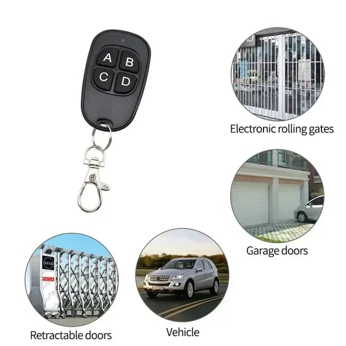 50 pcs/lot 433 MHz copie télécommande électrique ouvre-porte de Garage