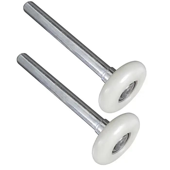 Rouleau de Porte de Garage en Plastique et Métal, Roue, Robuste, Roulement Scellé, Silencieux, 45.6m