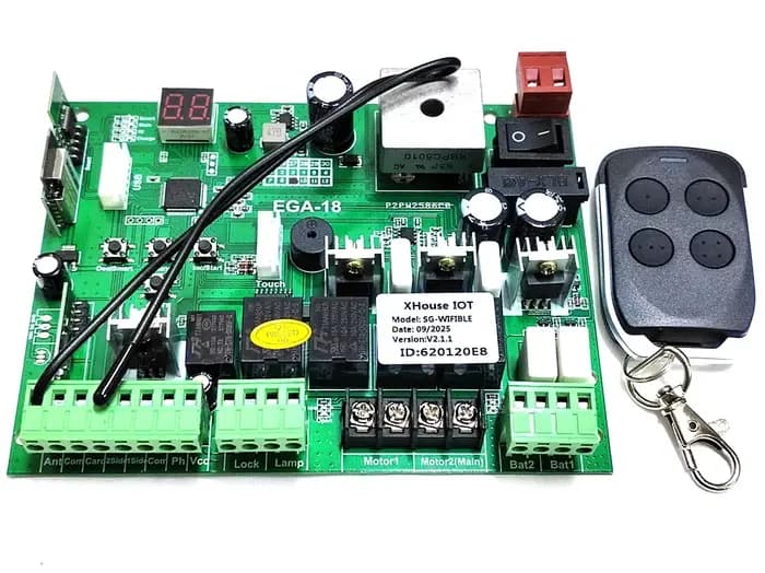 Contrôleur de portail automatique EGA-18A 24VDC, ouvre-portail automatique, carte de contrôle PCB pour portail battant