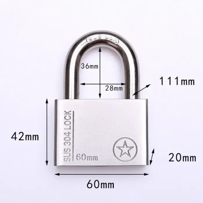 Cadenas en acier inoxydable 304 résistant aux intempéries